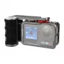 Metalinis apsauginis korpusas su Puluz rankena, skirtas DJI Osmo Action 5 Pro / Action 4 / Action 3