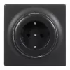 Kištukinis lizdas Type F Fibaro FGWOF-011-8, 1 lizdas, 110–230 V, 50/60 Hz, juodas