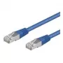 Wentronic Goobay CAT 5e Patch Laidas, SF/UTP, Mėlynas, 0,25 m - CCA vario mišinys (95203)