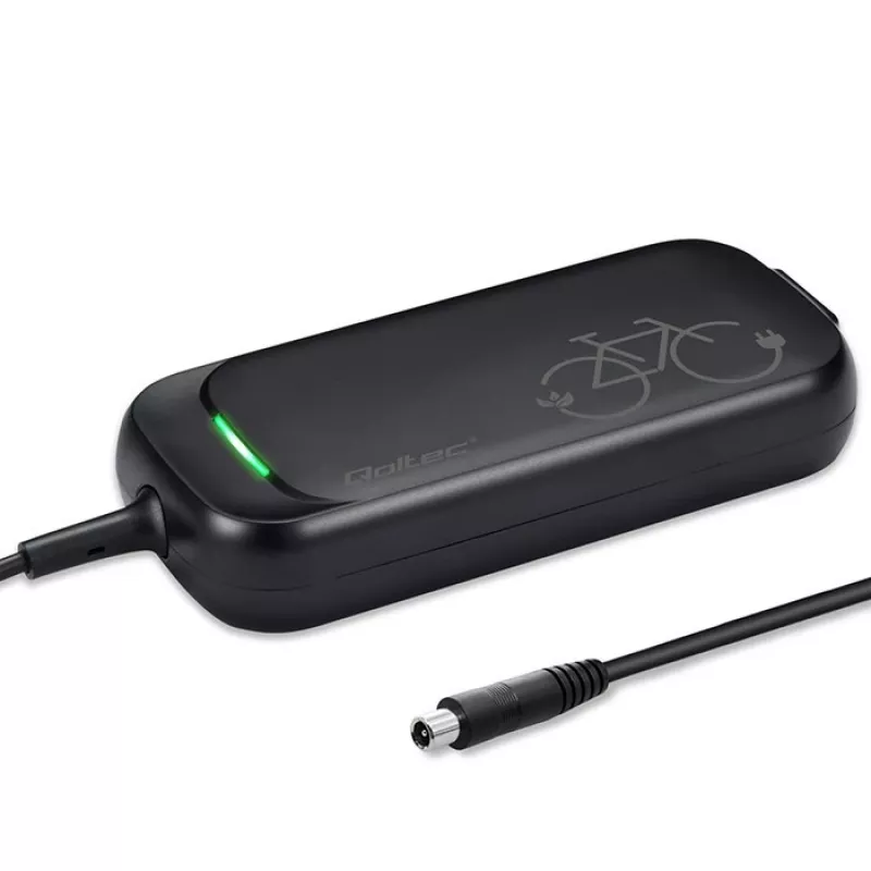 Qoltec Greitasis Įkroviklis Xiaomi 36V Elektriniam Paspaudžiamajam Dvirčiui Paspirtukui | 42V | 2A | 8,0*8,0mm+kištukas | vandeniui atsparus + maitinimo laidas