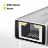 USB-A/-C prie 2,5G Ethernet adapteris, pilkas