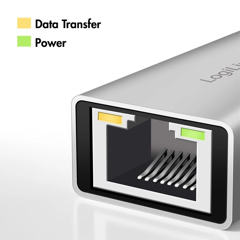USB-A/-C prie 2,5G Ethernet adapteris, pilkas