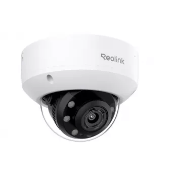 Dome IP stebėjimo kamera Reolink RP-PCV8MZ 4K UHD 3840×2160, 5x optinis priartinimas, 2,7 mm fiksuotas objektyvas, 108° H, laidinė, montavimas ant sienos, vidui/lauke, balta