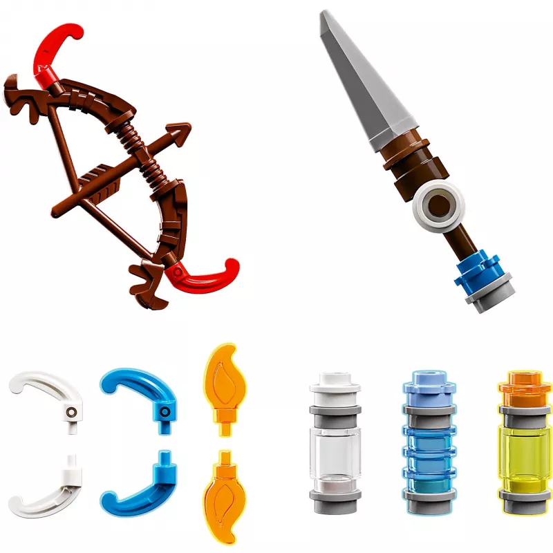 LEGO rinkinys Horizon Adventures 77037 – Aloy ir Varl prieš Šarvojėją ir Dantytį, 768 dalių, 2 minifigūrėlės