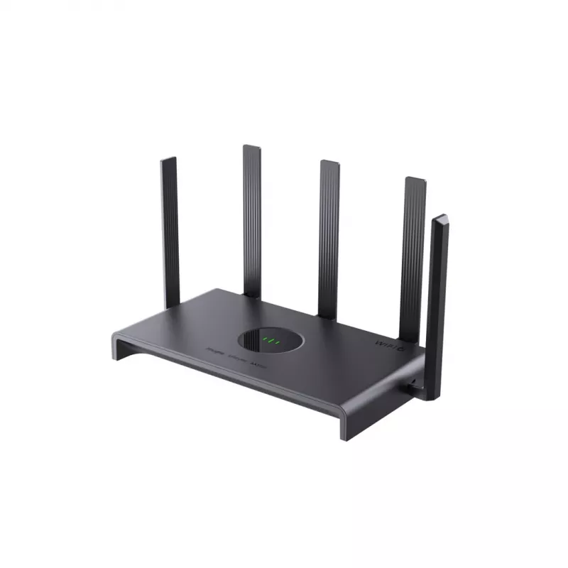Belaidis maršrutizatorius Ruijie Networks RG-EW3000GX PRO, Gigabit Ethernet, dviejų juostų (2,4 GHz / 5 GHz), juodas