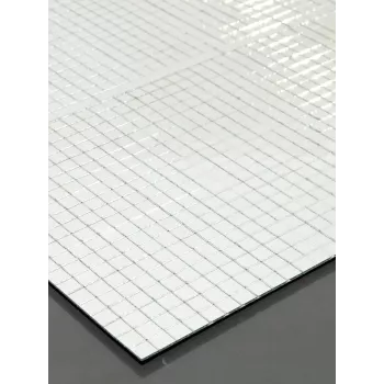 Veidrodinis kilimėlis EUROLITE 800x800 mm 10x10 mm mozaikinės plytelės 5040006W
