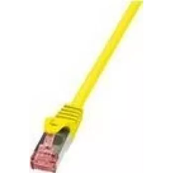 Tinklo kabelis LogiLink 2m RJ-45 Cat6 S/FTP Geltonas
