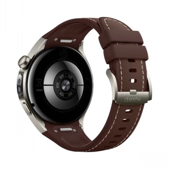 Išmanusis laikrodis HUAWEI WATCH 5 Classic 46 mm, sidabrinis korpusas, ruda juosta