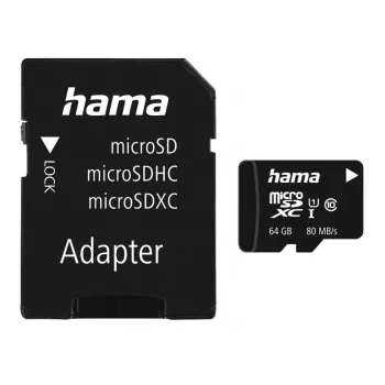 „Hama“ 64 GB UHS-I microSDXC atminties kortelė 124140