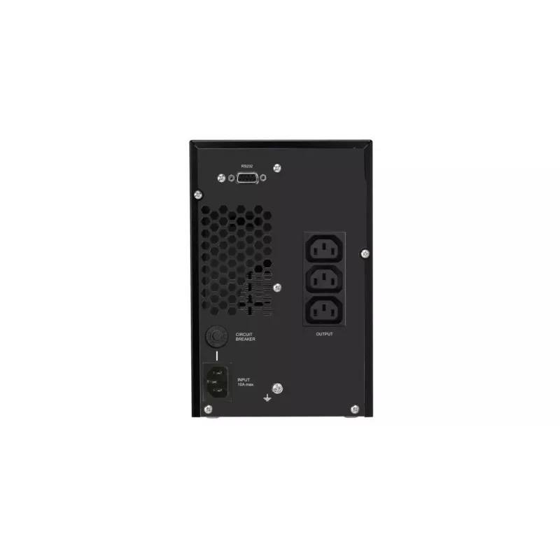 Infosec E4 Value 1000 nepertraukiamo maitinimo šaltinis (UPS) Dvigubos konversijos (Online) 1 kVA 3 AC lizdai
