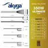 Akyga AK-U4-350 Ultimate 350 W ATX maitinimo blokas, 80 PLUS Bronze, aktyvusis PFC, 120 mm ventiliatorius