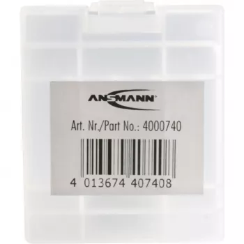 ANSMANN 4000740 baterijų dėžutė BATTERY BOX 4, iki 4 elementų AA arba AAA