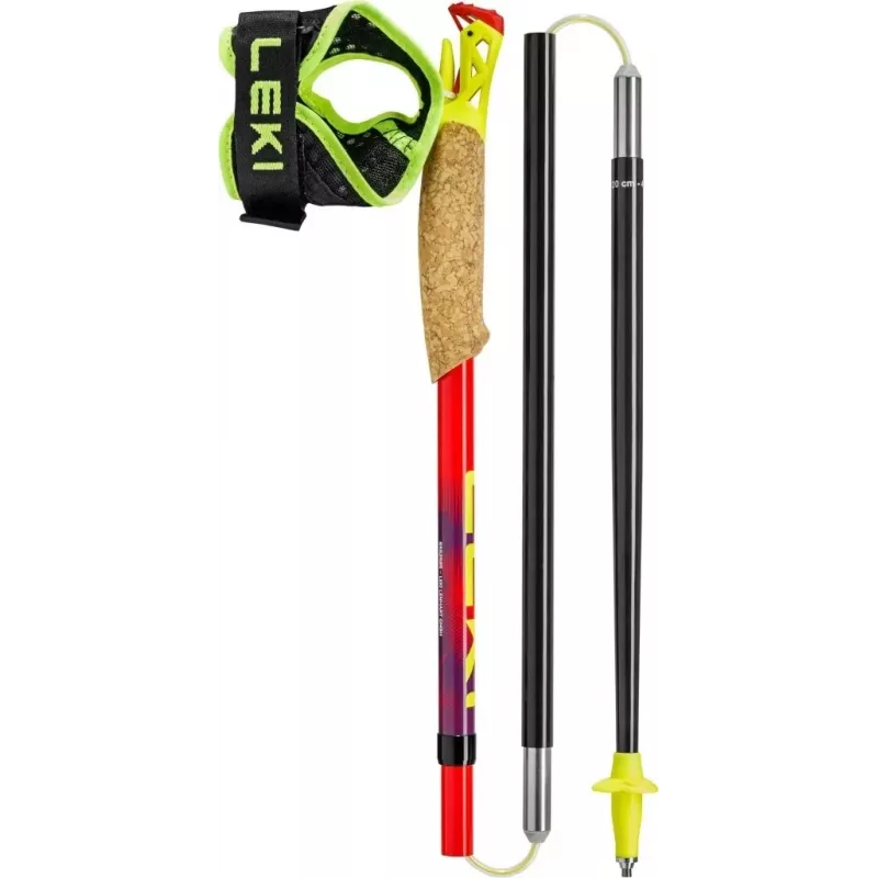 Kijos trekinginės LEKI TRL ULTRATRAIL FX ONE, 125 cm Raudonos