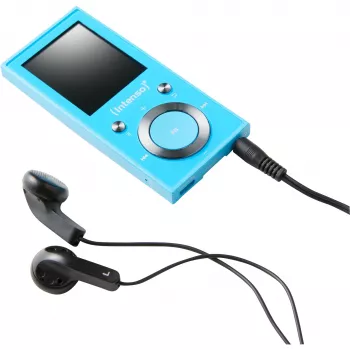 MP3 grotuvas INTENSO Video Scooter BT – 16 GB, LCD ekranas, MicroSD lizdas, mėlyna