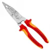 Kabelių nuėmiklis Knipex 13 76 200 ME, 6 mm, nerūdijantis plienas, raudona/geltona