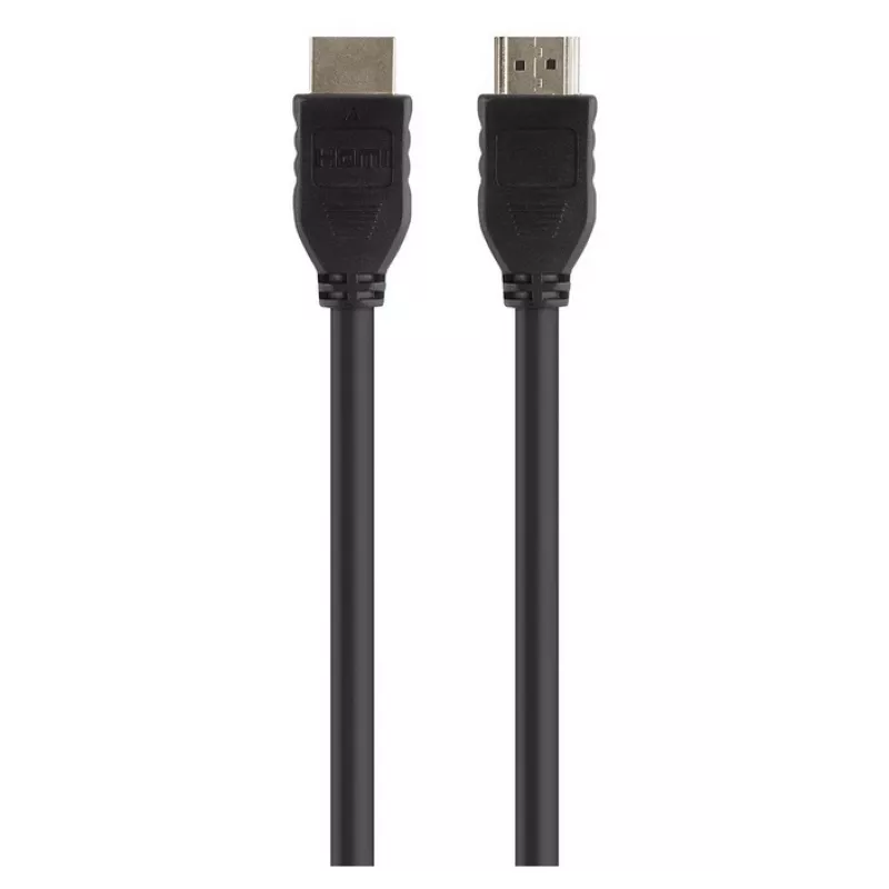 Belkin Standard HDMI laidas - HDMI (vyriškas) į HDMI (vyriškas) - 3 m - dviguba izoliacija - juoda - 4K palaikymas