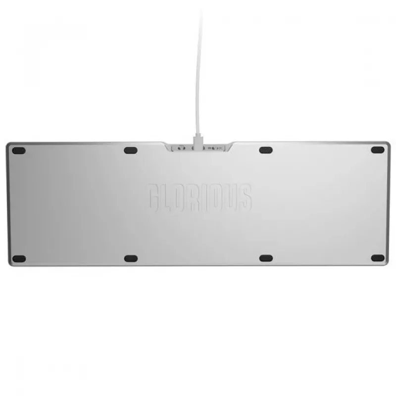 Mechaninė klaviatūra GLORIOUS GMMK 3 Pro 100% Pre-Built ANSI US išdėstymas, Fox jungikliai, sidabrinė