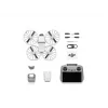 Dronas DJI Flip 4 su 48 MP kamera, 4K (3840x2160), 3110 mAh baterija, 16 m/s, 14 000 m nuotolis, 4 rotoriai, 0,249 kg, Juoda/Balta