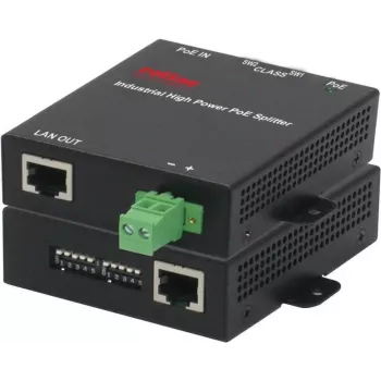 ROLINE 21.13.1173 - Gigabit Ethernet maitinimo adapteris - 10,100,1000 Mbit/s - IEEE 802.3af, IEEE 802.3at - Cat5, Cat6 - Juoda - Apsauga nuo viršsrovių, perkaitimo, trumpojo jungimo, per žemos įtampos
