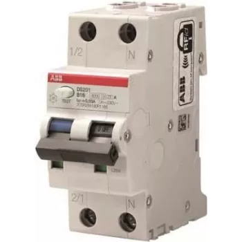 ABB DS201 B25A30 - Automatinis jungiklis su apsauginiu išjungimu Char. B Tipas A 25 A 30 mA (2CSR255180R1255)