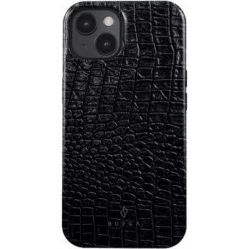 BURGA Reaper's Touch dėklas Apple iPhone 15 Plus 17 cm juodas su gyvatės raštu ir MagSafe
