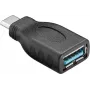 USB 3.0 SuperSpeed adapteris, juodas - USB-C (vyriškas) į USB 3.0 (moteriškas, A tipo)
