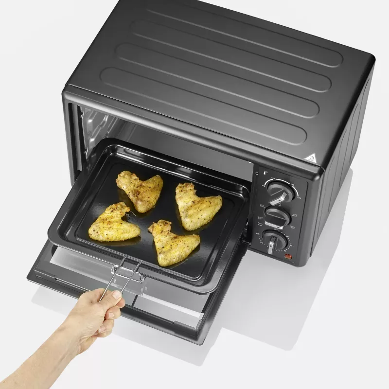 SEVERIN TO 2079 – elektrinė stalviršinė orkaitė, 20 l, 1600 W, juoda