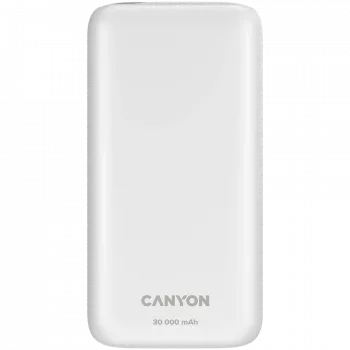 CANYON PB-301 30000 mAh PD 20W QC 3.0 Baltas
