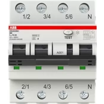 ABB DS203NCA-C32/03P+N DS203NC C32 A30 automatinis jungiklis RCBO 55°C-55°C (2CSR256140R1324)