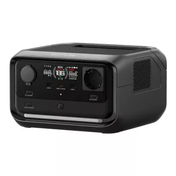 Nešiojama elektrinė stotelė EcoFlow River 3 Plus – LiFePO4 286Wh, AC ir USB išėjimai, įkrovimas iš saulės/automobilio