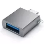 Satechi USB-C adapteris į USB 3.0 Space Gray – kilnus dizainas ir aukšta kokybė, kompaktiškas