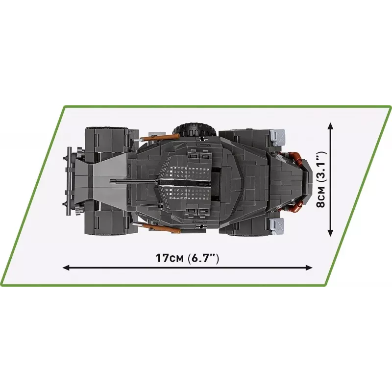 Cobi Blokeliai Sd.Kfz 222 modelio rinkinys COBI-2657 – 502 detalės