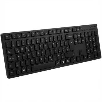 Lenovo Professional belaidė klaviatūra – pilno dydžio – 2,4 GHz, Bluetooth – QWERTZ – vokiška – pilka – ruda dėžutė (4Y41R64517)