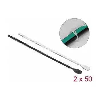 DeLOCK 19506 Karoliukinis kabelio raištis 120 x 3,6 mm 100 vnt.