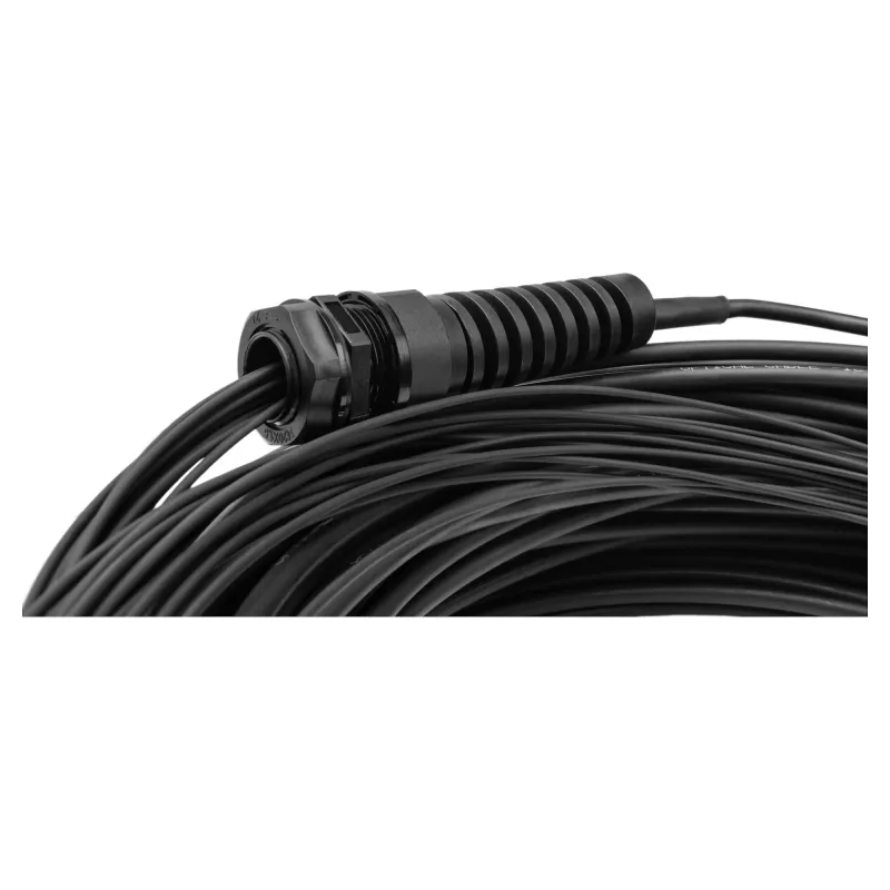 Išvadinis šviesolaidinis kabelis DIGITUS DK-24338U030BK-BBB, surinktas OM4 daugiamodis 8 gyslų, LC/UPC–LC/UPC, 30 m, U-DQ(ZN) BH