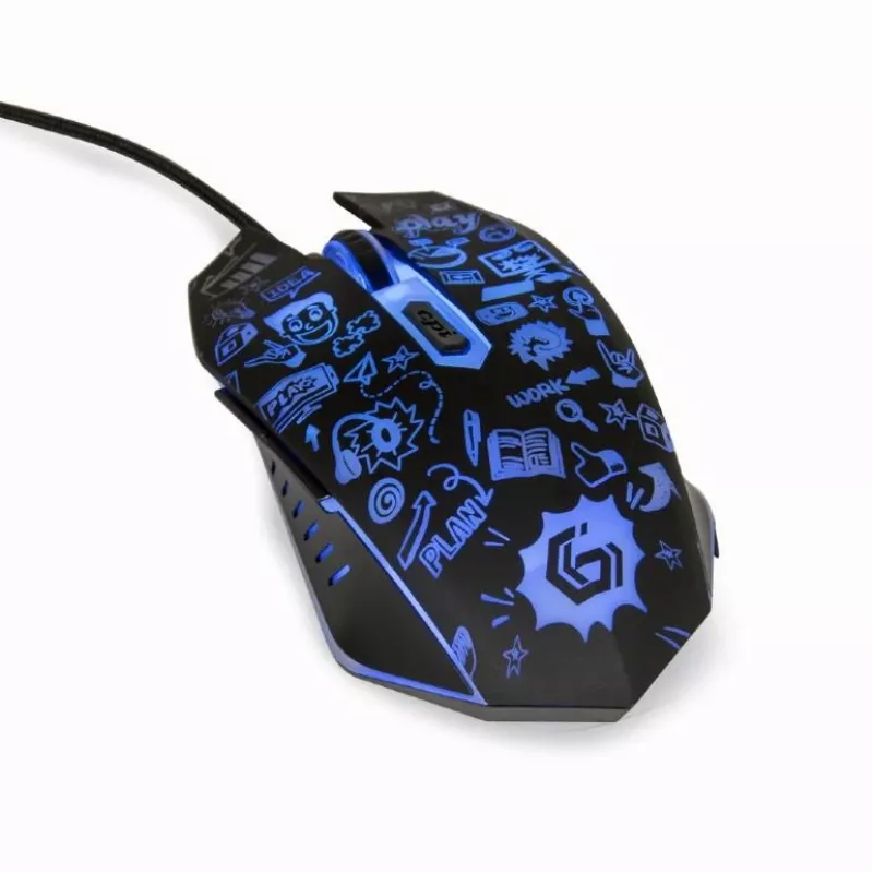 Pelinė USB optinė juoda MUS-6B-GRAFIX-01 Gembird