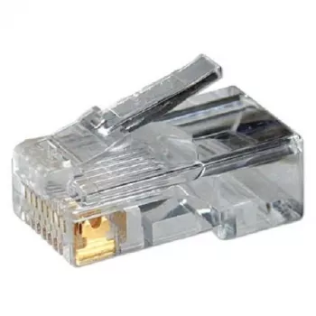 RJ-45 kištukas LOGILINK MP0002, CAT5e, skaidrus, 100 vnt. pakuotė