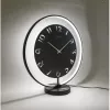 NeXtime Ting 5188zw stalinis laikrodis su šviesos funkcija, 41x40 cm, juodas