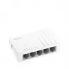 Cudy GS105U tinklo jungiklis – 5 prievadų Gigabit Ethernet (10/100/1000), baltas, 5 V