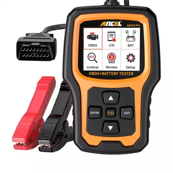 2in1 diagnostinis skaitytuvas OBD2 ir akumuliatoriaus testeris Ancel AD410 PRO