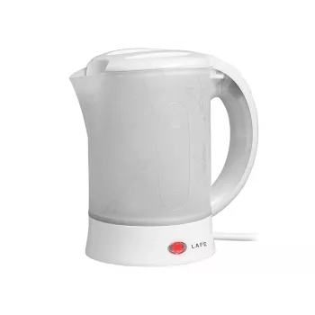 Elektrinis virdulys LAFE LAFCZA45865, nerūdijantis plienas, 0,6 L, 600 W, šviesiai pilkas, užrakinamas dangtelis