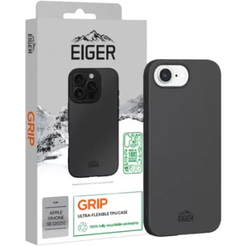 Eiger Grip Case GRS iPhone 16e juodos spalvos