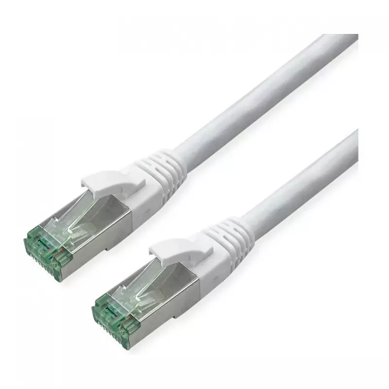 Tinklo laidas ROLINE Recycled Material 21.45.3268 RJ-45 Cat6a 15 m Baltas