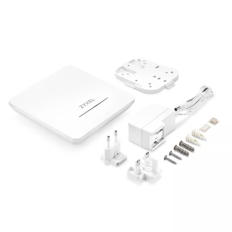 Zyxel NWA90BE PRO belaidis prieigos taškas WiFi 7, 5764 Mbit/s, baltas, PoE