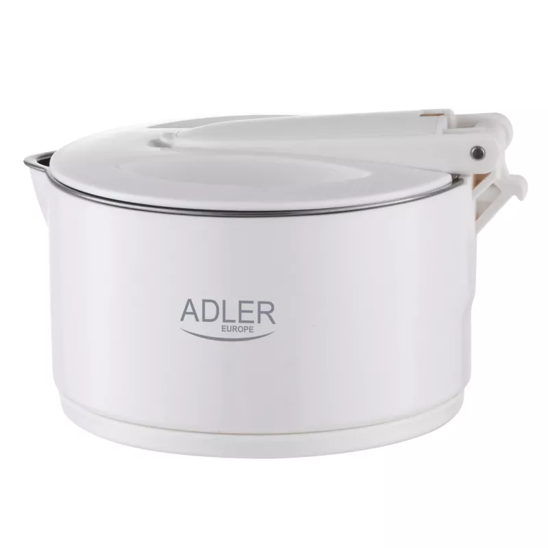 Adler Silicon Travel Kettle AD 1377 – Kelioninis virdulys | 600 W | 0,6 L | Silikonas | Baltas