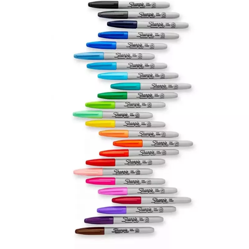 Sharpie smulkus nuolatinis žymeklis, juodas, 12 vnt
