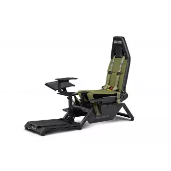 Next Level Racing Flight Simulator Boeing Military 396055 sėdynė – specializuota aviacinė kėdė su vairalazdės ir pedalų tvirtinimo vietomis