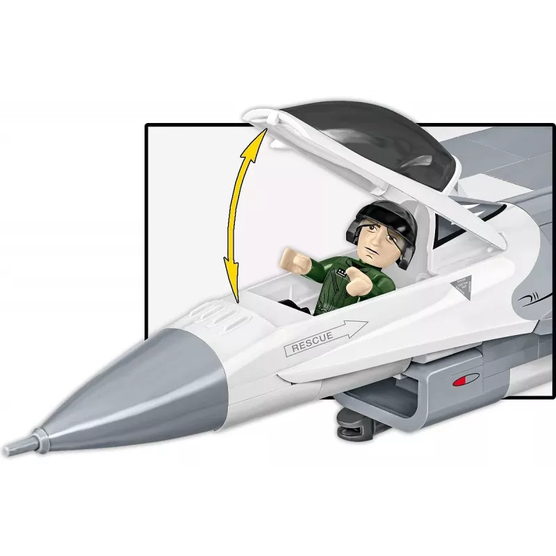 Konstruktorius Cobi F-16C Fighting Falcon – 463 dalys, modelio rinkinys