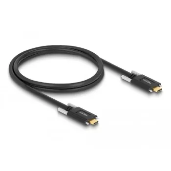 USB-C laidas DeLOCK 83720 USB 3.2 Gen 2 1 m juodas