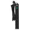 Ever Optima 5m juodas 6 AC lizdai 250 V